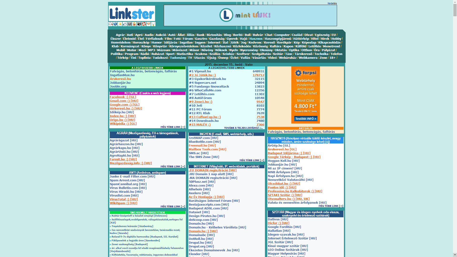 Linkster.hu – Linkgyűjtemény